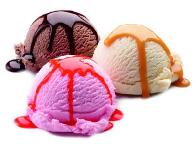Ice-cream in assortment